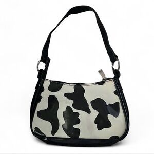 Cow print y2k shoulder bag